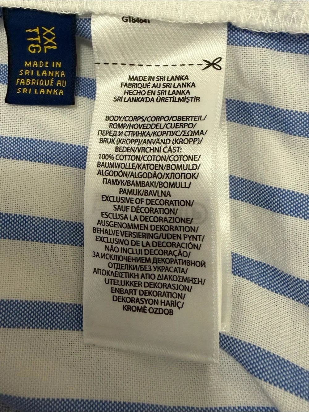 Ralph Lauren Polo 6-Inch Prepster Oxford Blue White Stripe Short XXL